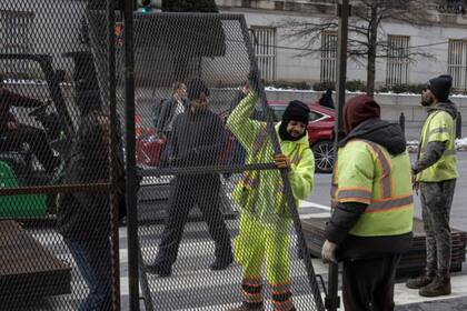 Washington será protegida por 48 kilómetros de vallas, 25.000 agentes de seguridad y la presencia de efectivos de la Guardia Nacional y policías de otras jurisdicciones