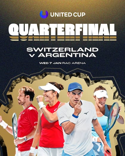 Wawrinka, Bencic, Báez y Sierra, los protagonistas principales de los cuartos de final de la United Cup, en Australia