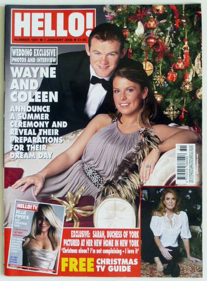 Wayne y Coleen Rooney son dos celebridades inglesas. Podrían empapelar su casa con las tapas de revistas que protagonizaron, tanto juntos como separados.