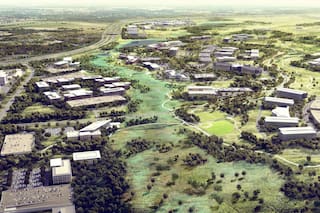 La ciudad de Texas a media hora de Dallas que tiene un parque con un arroyo natural