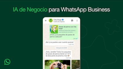 WhatsApp Business incorporó una herramienta de inteligencia artificial que ya funciona en español