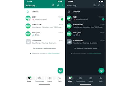 WhatsApp prepara un cambio en la interfaz de Android, que ubicaría la barra de herramientas en la parte inferior de la pantalla