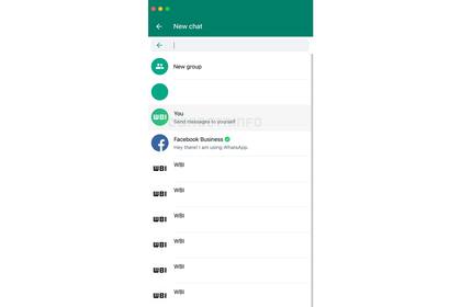 WhatsApp sumará una función que te permite autoenviarte mensajes