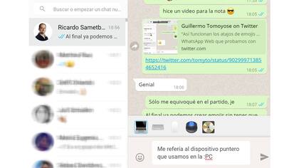 WhatsApp Web permitirá crear un emoji sin necesidad de utilizar el mouse al realizar un atajo iniciado con el símbolo :