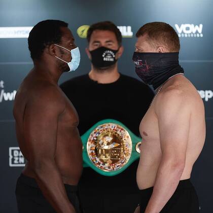 Whyte y Povetkin se enfrentan en uno de los encuentros más esperados del año. Crédito: Instagram