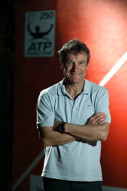 Wilander, ex N° 1, en su reciente visita a Buenos Aires