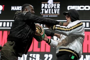 Alta tensión: Wilder y Fury calentaron la previa de su pelea en Las Vegas