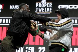 Alta tensión: Wilder y Fury calentaron la previa de su pelea en Las Vegas