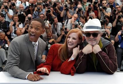 Will Smith, Jessica Chastain y Pedro Almodóvarr