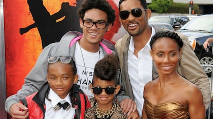Will Smith junto a su familia