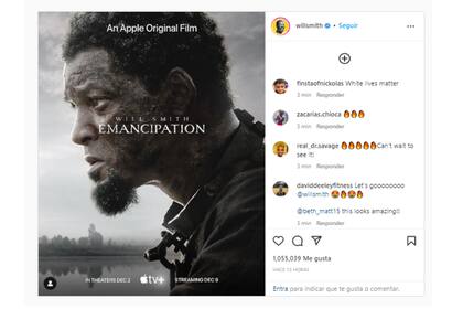 Will Smith publicó el poster promocional de la película en su Instagram