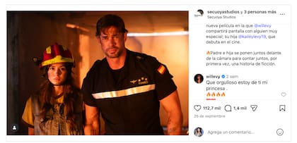 William Levy y su hija, Kailey, compartirán créditos