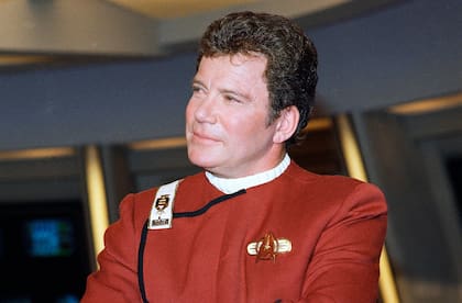 William Shatner, en la piel del capitán James T. Kirk de la exitosa serie Star Trek