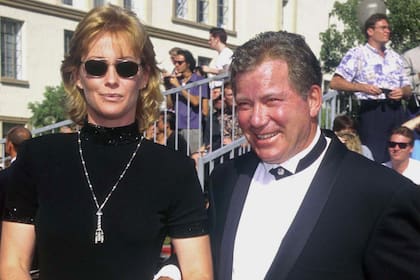 William Shatner junto a su fallecida esposa, Nerine Kidd