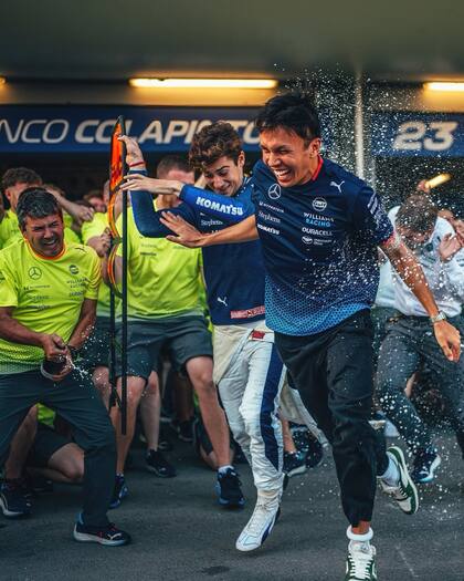 Williams racing despide a Franco Colapinto con un emotivo recuerdo junto a Alex Albon