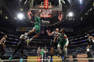 Histórico. La marca que se dio por primera vez en un partido de la NBA