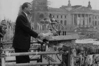 Willy Brandt fue alcalde de Berlín Occidental en la década de 1960, cuando la ciudad estaba dividida