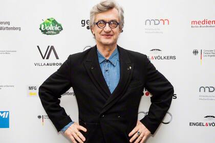 Wim Wenders, director de Las alas del deseo, durante la nominación de los Oscar