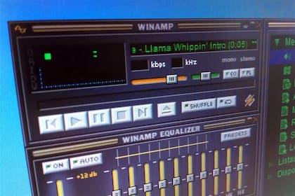 El reproductor de MP3 Winamp fue otro de los grandes impulsores del formato