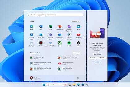 Windows 11 ahora permitirá vincular a un iPhone o un Android para gestionar las notificaciones, compartir archivos y más