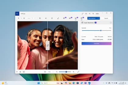 Windows 11 con Copilot+ PC usará inteligencia artificial para mejorar la calidad de las fotos antiguas