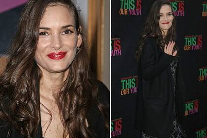 Winona Ryder, a los 42, parece haberse quedado detenida en el tiempo