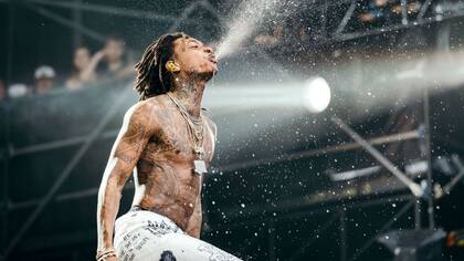 Wiz Khalifa, el show más caliente en uno de los escenarios principales, casi íntegramente consagrado al hip hop