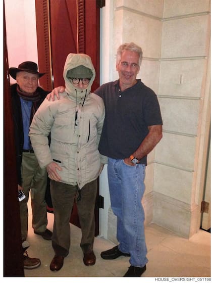 Woody Allen con Jeffrey Epstein