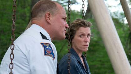 Woody Harrelson y Frances McDormand en Tres avisos por un crimen, Missouri