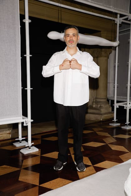 Wustavo Quiroga, curador de la muestra