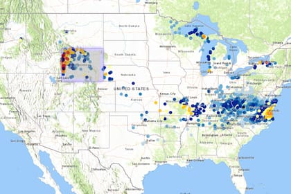 Wyoming es uno de los estados con mayor cantidad de nieve acumulada en distintas regiones