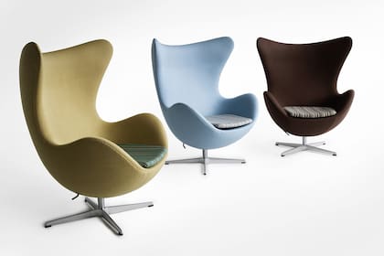 El sillón es de Arne Jacobsen.