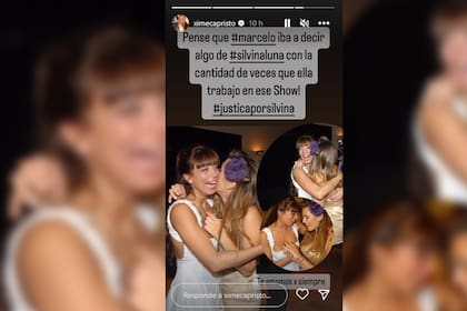 Ximena Capristo habló en redes sociales sobre la falta de mención de Silvina Luna en el primer programa del Bailando (Captura Instagram @ximecapristo)