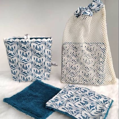 Ximena trabaja con textiles reutilizables y telas certificadas para realizar objetos cotidianos pensados para durar