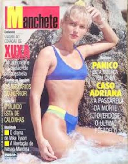 Xuxa en la tapa de la revista Manchete, 1990