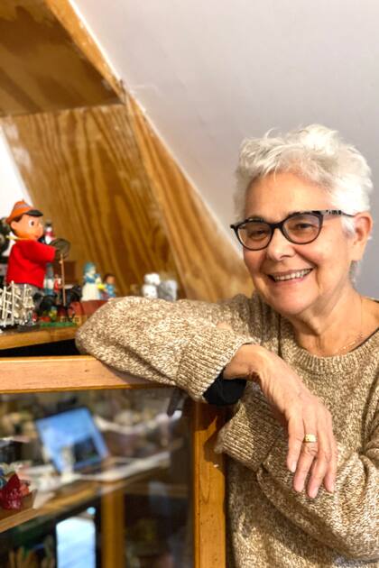 Liliana Porter en su casa de Rhinebeck, a dos horas de Manhattan