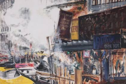 Rómulo Macció, Fulton Street, 1989 (detalle)