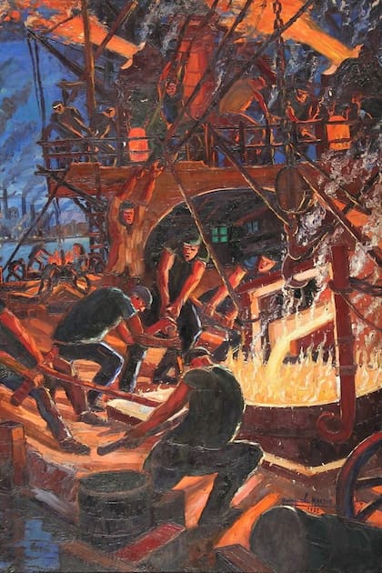 En la serie El fuego explora las llamas constituidas en potentes centros de luz