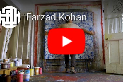 Uno de los retratos de artistas publicados en el sitio de Art Dubai, que también canceló su edición de este mes e impulsará más contenidos digitales