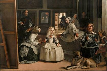 Detalle de Las Meninas, obra maestra de Diego Velázquez (1656)