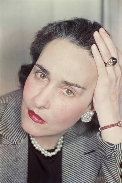 Victoria Ocampo retratada por Freund en 1939 (detalle) 