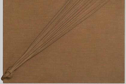 Detalle de Quipus 33 T1 (1966). Colección Eduardo F. Costantini, en comodato en Malba