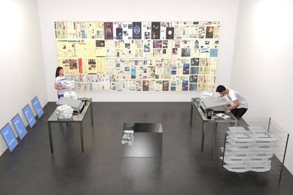 Render de Tomorrow Is The Question, producción de Rirkrit Tiravanija que se transmitirá en vivo (Neugerriemschneider)