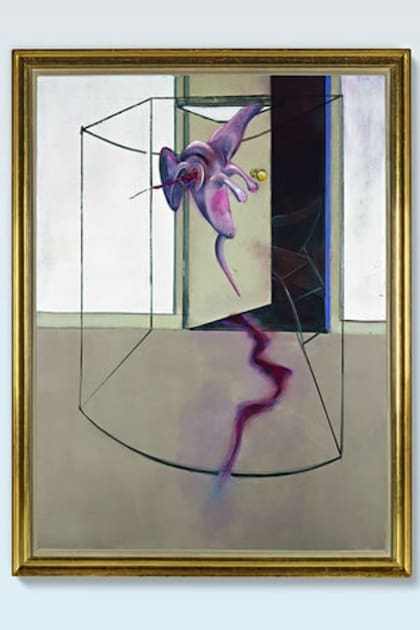 Detalle del Tríptico inspirado en la Orestíada de Esquilo (1981), rematado por 84,6 millones de dólares