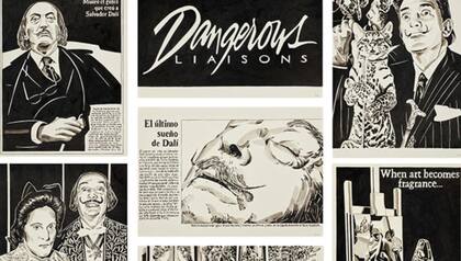 Dalí (detalle), de Fernando Bryce, en 80m2 Livia Benavides