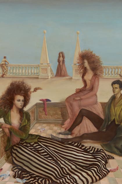 Figuras en una terraza (detalle, 1938), alcanzó el récord de 980.000 dólares