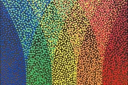 Julio Le Parc, Alchimie 106, 1990 (detalle)