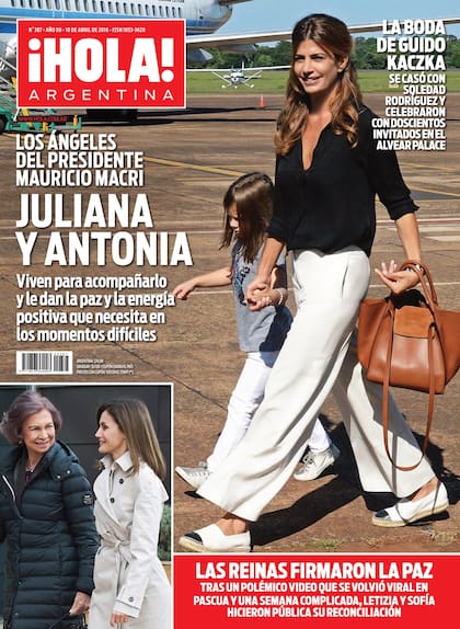 En la nota de tapa de esta semana, revista ¡Hola! ofrece los pormenores del viaje a Misiones de Macri junto con su familia.