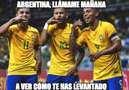 Y Brasil también festejó...