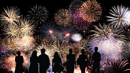 Y el estroncio en los fuegos artificiales